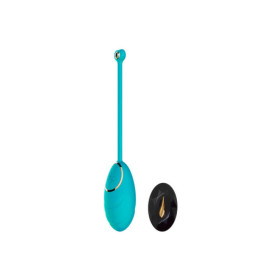 Œuf vibrant bleu avec télécommande USB 